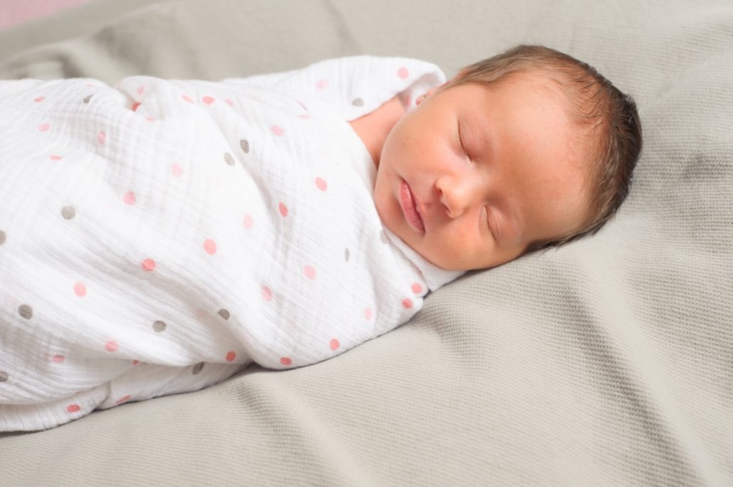 Baby sleeping safely on back — safe sleep guidelines — Spring Valley Pediatrics Washington DC