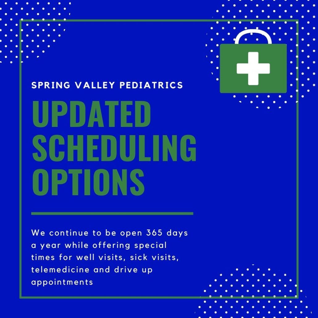 Spring Valley Pediatrics scheduling information Washington DC